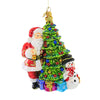 (56952) Huras Traditions Of Christmas, 6.50 Inch, Ornament Tree Santa Snowman Hf928