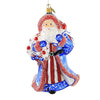 (56963) Huras Stars & Stripes Claus, 7.25 Inch, Ornament Rwb Patriotic 4Th July Hf563p