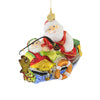 (56976) Huras Leisure Time Santa, 4.50 Inch, Ornament Fishing Fish Boat Lake S81