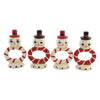 (56995) Tabletop Snowman Napkin Rings, 4.00 Inch, Christmas Johanna Parker Tc00365