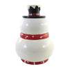 Tabletop Snowman W/Bird Cookie Jar - - SBKGifts.com