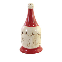 Transpac Santa W/Hat Bell - - SBKGifts.com