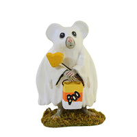 (57017) Halloween Ghostie Timmy, 4.50 Inch, Mouse Boo Cheese Td1201