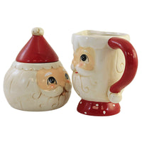 Tabletop Nostalgic Santa Sugar/Creamer - - SBKGifts.com