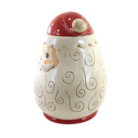 Tabletop Jolly Santa Cookie Jar - - SBKGifts.com