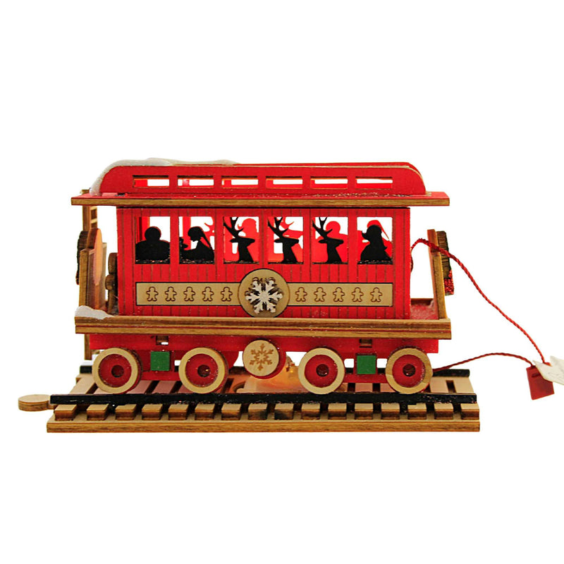 Old World Christmas Passenger Car Elves - - SBKGifts.com