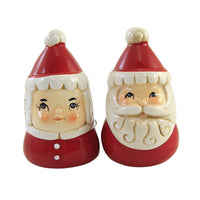 (57049) Tabletop Mr./Mrs. Claus Salt And Pepper, 3.50 Inch, Christmas Johanna Parker Y5578