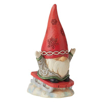 (57083) Jim Shore Snow Much Fun!, 5.25 Inch, Gnome Sledding 6010845