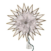 Tree Topper Finial Sunburst Capiz Tree Topper - - SBKGifts.com