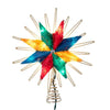 (57110) Tree Topper Finial Multi-Color Capiz Star Tree Top, 10.25 Inch, Christmas Lighted Ul3165