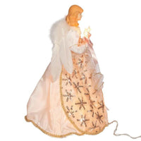 Tree Topper Finial Blush Boho Chic Angel Tree Top - - SBKGifts.com