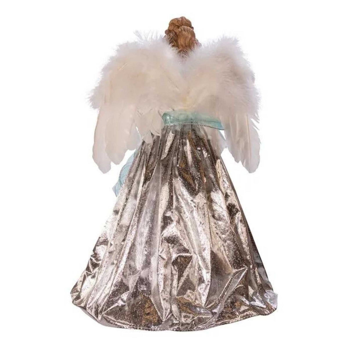 Tree Topper Finial Blue/Silver Angel Tree Topper - - SBKGifts.com