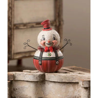 (57149) Christmas Freddy Frost Container, 6.75 Inch, Johanna Parker Jp1044