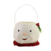 (57198) Christmas Snowman Buckethead, 8.00 Inch, Michelle Ammen Ma1079