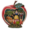 (57301) Jim Shore A Wishing Apple, 8.00 Inch, Snow White & Seven Dwarfs 6010881