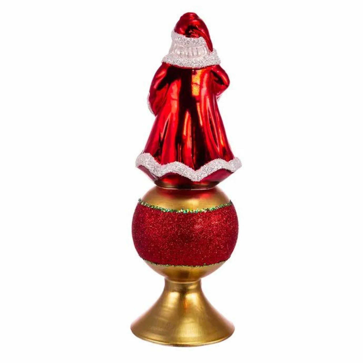 Tree Topper Finial Red Santa Tree Topper - - SBKGifts.com