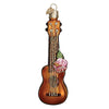 (57330) Old World Christmas Ukulele, 4.50 Inch, Ornament Hawaiian Music 38040