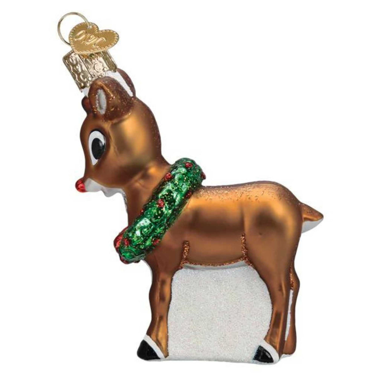 Old World Christmas Rudolph The Red-Nosed Reindeer - - SBKGifts.com