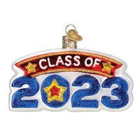 (57349) Old World Christmas Class Of 2023, 2.50 Inch, Ornament Graduation 36321.