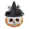 (57353) Halloween Spooktacular Gathering., 14.50 Inch, Ghost Crow Pumpkin Td1200g