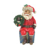 (57359) Jim Shore Santa Sitting On Gift Mini, 3.50 Inch, Heartwood Creek 6011487