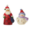 Jim Shore Set/4 Christms Ornaments - - SBKGifts.com