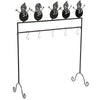 (57419) Christmas Snowman Stocking Holder Stand, 41.50 Inch, Home Decor Displayer  Holiday 3Shm005