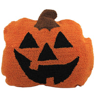 (57457) C & F Pumpkin Shaped Pillow, 16.00 Inch, Halloween Jack O Lantern C44463003