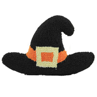 (57458) C & F Witch Hat Shaped Pillow, 8.00 Inch, Halloween Buckle C44463001