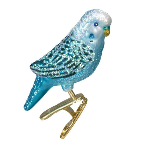 Old World Christmas Miniature Blue Parakeet - - SBKGifts.com