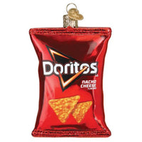 (57464) Old World Christmas Nacho Cheese Doritos Chip Bag, 3.00 Inch, Ornament Snack Food Taco 32559