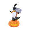 (57484) Halloween Gnome With Halloween Sign, 7.00 Inch, Pumpkin Jack-O-Lantern Xfgh76905