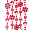 (57490) Kurt S. Adler Peppermint Candy Garland, 72.00 Inch, Tree Wreath Decor D4126