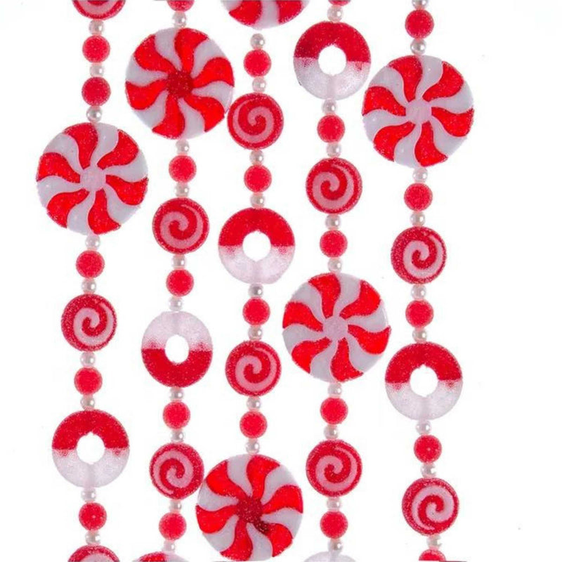 Kurt S. Adler Peppermint Candy Garland - - SBKGifts.com