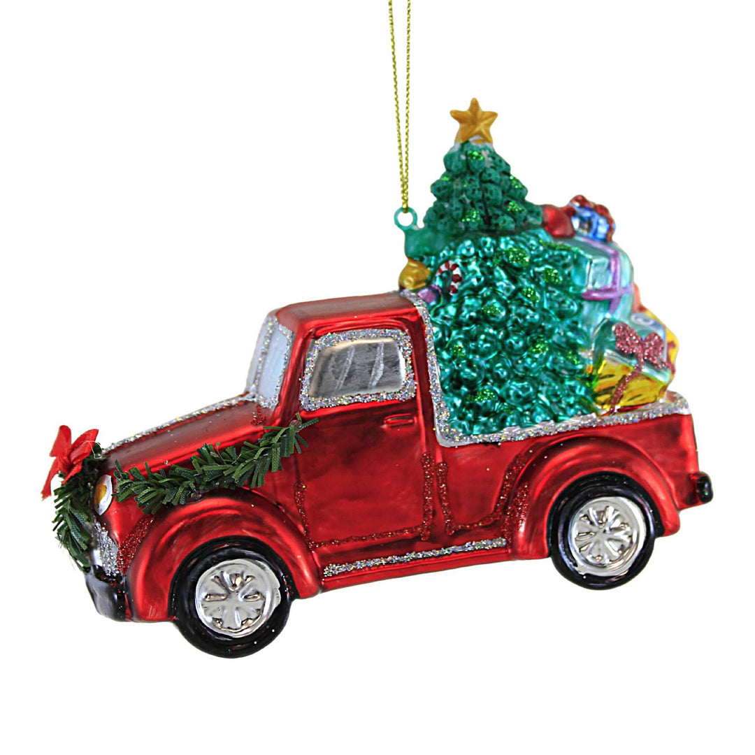 The Grinch Red Truck Christmas Ornament