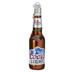 57552 - Old World Christmas Holiday Coors Light Longneck - 1 Glass Ornament 4 Inch, Glass - Ornament Beverage Beer Bottle 32561