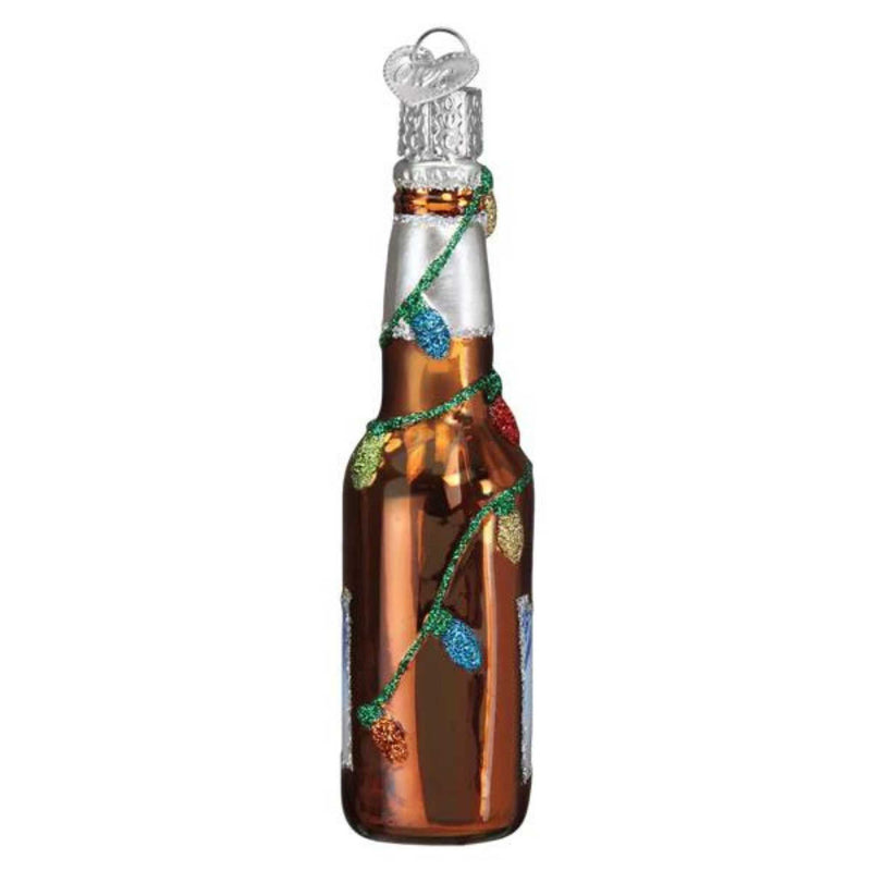 Old World Christmas Holiday Coors Light Longneck - - SBKGifts.com