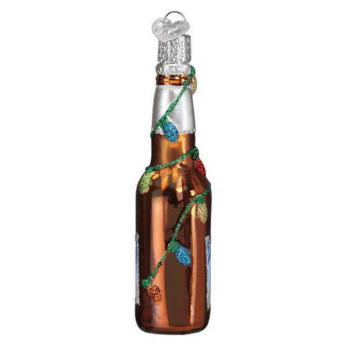 Old World Christmas Holiday Coors Light Longneck - - SBKGifts.com
