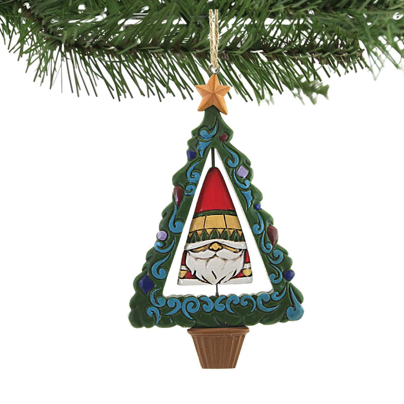 Jim Shore Rotating Gnome Ornament - - SBKGifts.com