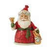 (57627) Jim Shore Santa With Bell & Bag Mini, 3.50 Inch, Heartwood Creek 6011488