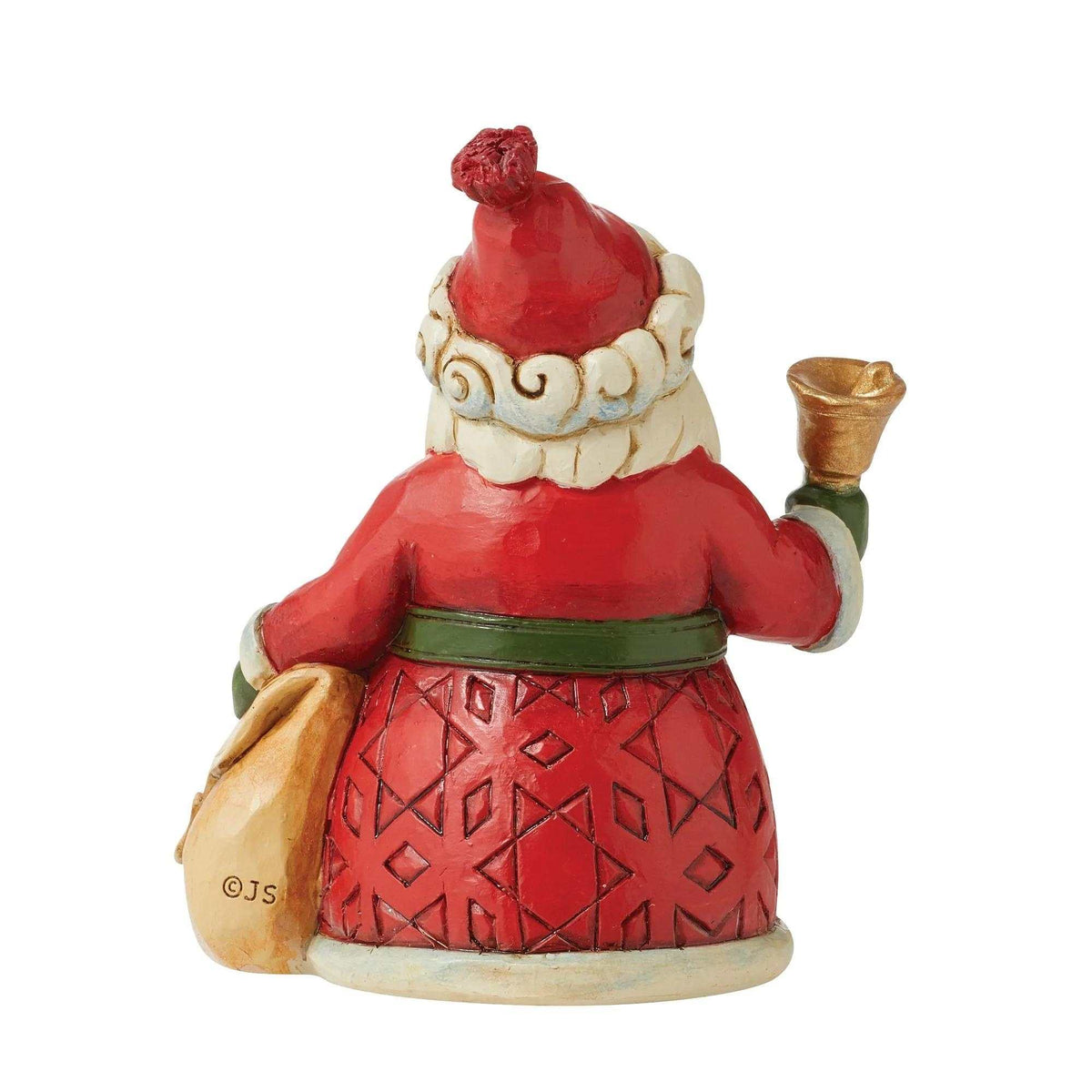 Jim Shore Santa With Bell & Bag Mini - - SBKGifts.com