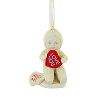 (57637) Dept 56 Snowbabies Xoxo Ornament, 3.00 Inch, Christmas Love You Hug Me 6010012