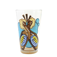 (57706) Lolita Glassware Cheers And Beers Pint Glass, 5.75 Inch, Lolita Hand Painted 6011648