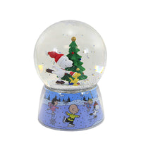 (57716) Christmas Snoopy Swirl Dome, 6.75 Inch, Peanuts Woodstock 135282