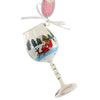 (57723) Holiday Ornament Mini Wine Special Delivery, 4.00 Inch, Lolita Jhand Painted 6011612