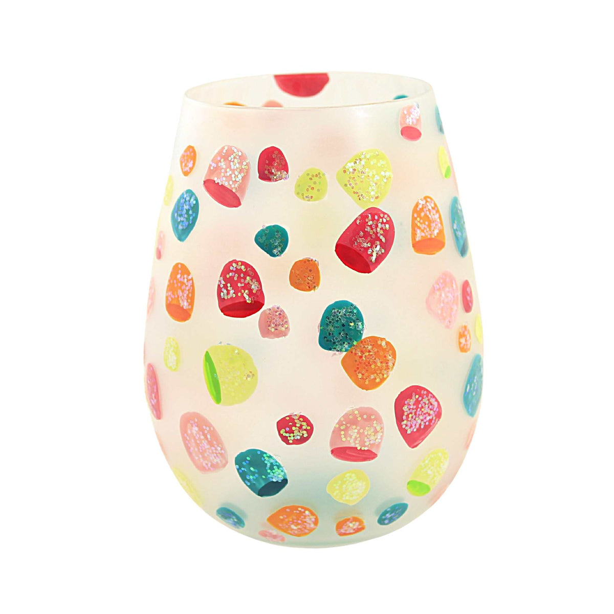 Lolita Glassware Goody Gumdrops Stemless Wine - - SBKGifts.com