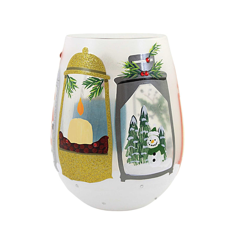 Lolita Glassware Festive Lanterns Stemless Wine - - SBKGifts.com