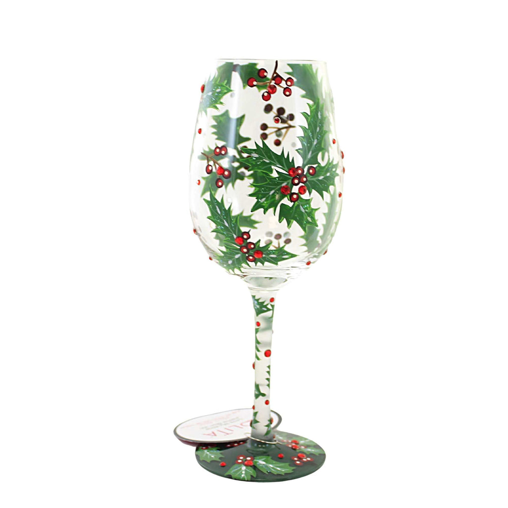 Tabletop Frosted Forest Stemless Wine Glass Lolita Hand Painted 6011247, 1  - Harris Teeter