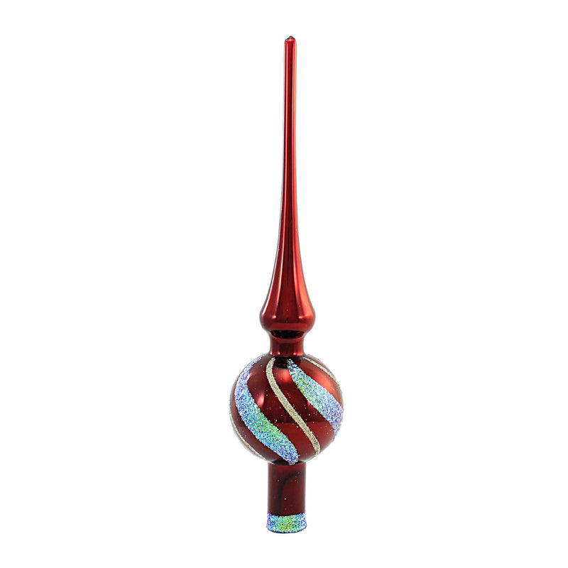 Sbk Gifts Holiday Garnet Swirls Tree Topper - - SBKGifts.com