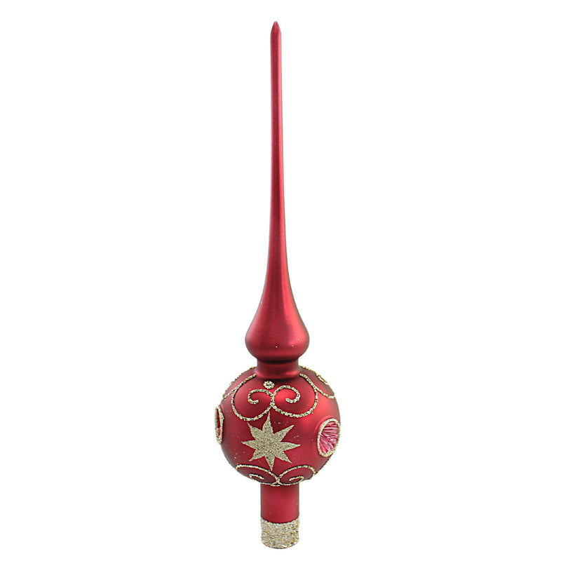 Sbk Gifts Holiday Cranberry Elegance Tree Topper - - SBKGifts.com